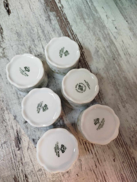 6 kieliszków do jaj Rosenthal Monbijou Grune Rankr 6 kieliszków do jaj Rosenthal Monbijou Grune Rankr
