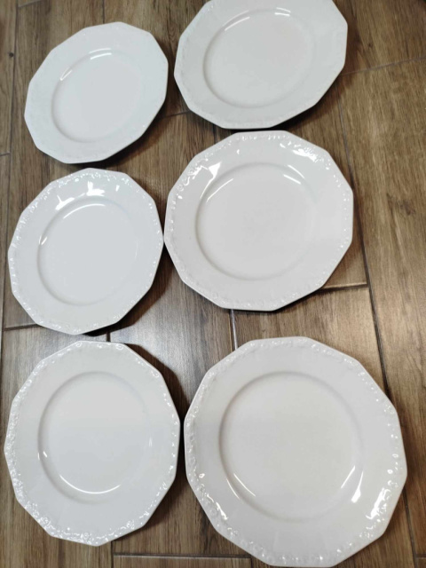 6x talerz płas. Rosenthal Biała Maria 6x talerz płas. Rosenthal Biała Maria
