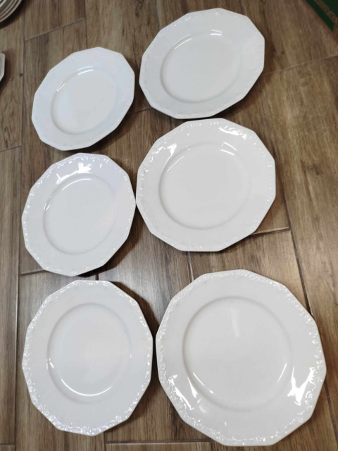 6x talerz płas. Rosenthal Biała Maria 6x talerz płas. Rosenthal Biała Maria