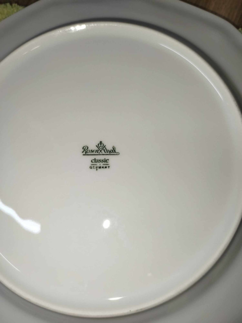 6x talerz płaski Rosenthal Biała Maria 28 cm 6x talerz płaski Rosenthal Biała Maria 28 cm