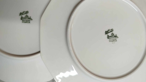 6x talerz śniad. Rosenthal Biała Maria śred. 20 cm 1926r 6x talerz śniad. Rosenthal Biała Maria śred. 20 cm 1926r