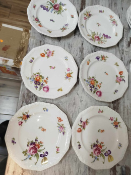 6 x talerz śniadaniowy Rosenthal Maria Sommerstrauss śred. 20 cm