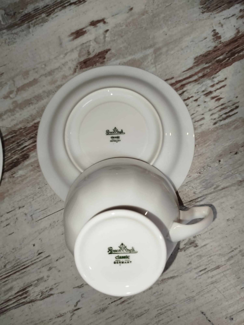 duża filiżanka z podst. Rosenthal Biała Maria duża filiżanka z podst. Rosenthal Biała Maria