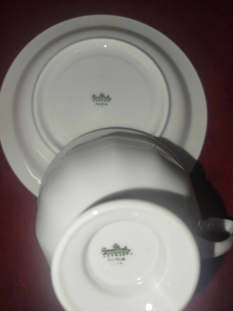 filiżanka z podst. Rosenthal Biała Maria filiżanka z podst. Rosenthal Biała Maria