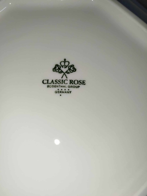 misa Rosenthal Biała Maria śred. 28 cm-uszkodzona misa Rosenthal Biała Maria śred. 28 cm-uszkodzona