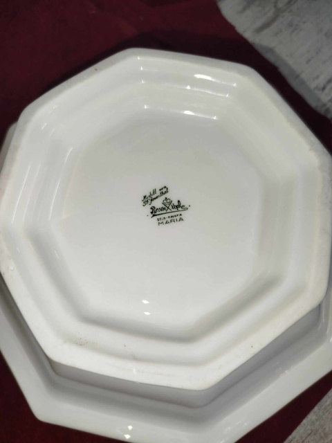 misa na stopie Rosenthal Biała Maria 24,5 cm 1926r misa na stopie Rosenthal Biała Maria 24,5 cm 1926r