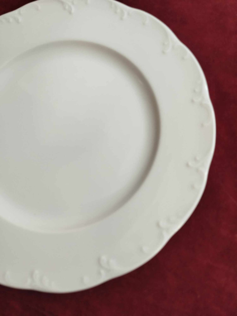 talerz płaski Rosenthal Monbijou biały talerz płaski Rosenthal Monbijou biały