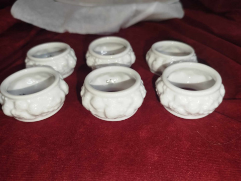 6x serwetnik Rosenthal Biała Maria IDEAŁ 6x serwetnik Rosenthal Biała Maria IDEAŁ