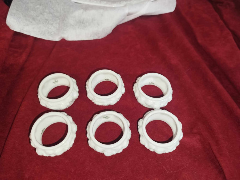 6x serwetnik Rosenthal Biała Maria IDEAŁ 6x serwetnik Rosenthal Biała Maria IDEAŁ