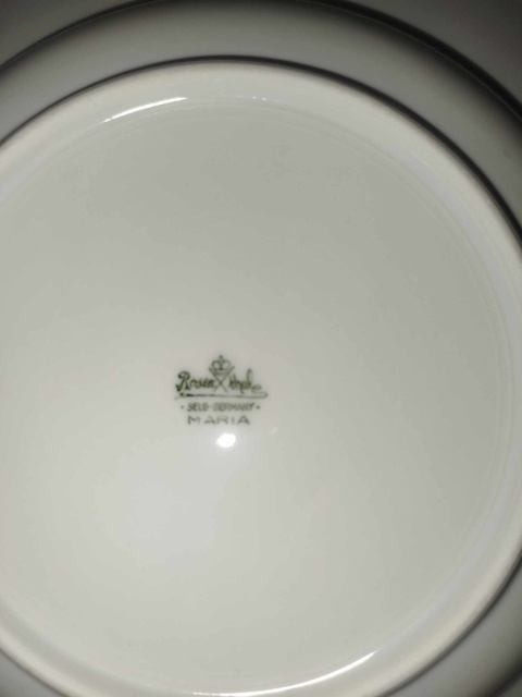 6X talerz głęb. Rosenthal Biała Maria,1936r 6X talerz głęb. Rosenthal Biała Maria,1936r