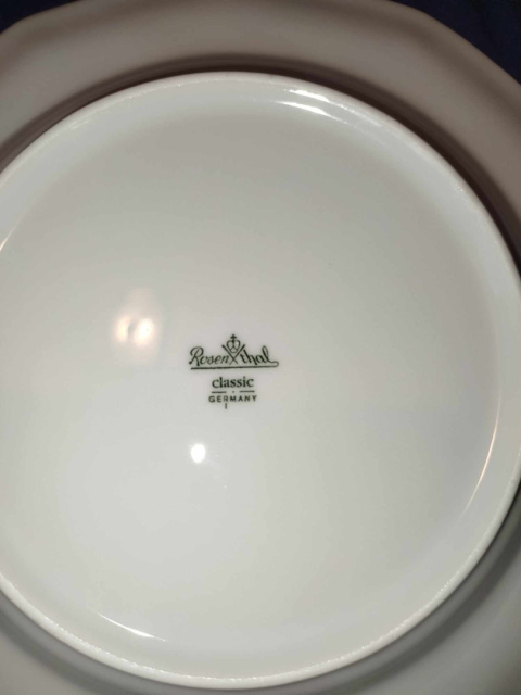 6x talerz płas. Rosenthal Biała Maria 6x talerz płas. Rosenthal Biała Maria