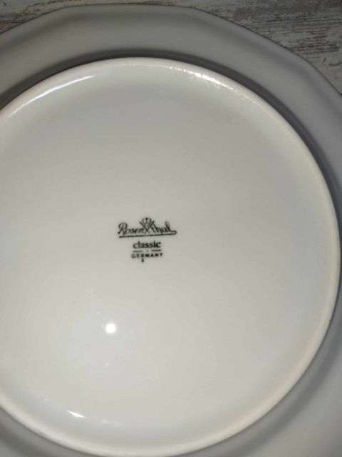 6x talerz płas. Rosenthal Biała Maria 6x talerz płas. Rosenthal Biała Maria