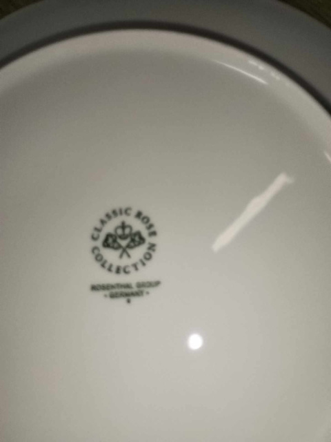 6x talerz płas.Rosenthal Monbijou białe 6x talerz płas.Rosenthal Monbijou białe
