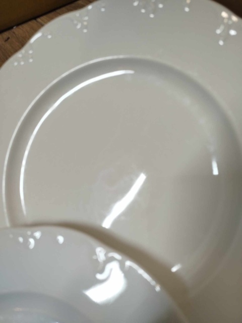 6x talerz płas.Rosenthal Monbijou białe 6x talerz płas.Rosenthal Monbijou białe