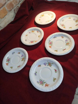 6x talerz podstawek do herbaty Rosenthal Maria Sommerstrauss, 16 cm