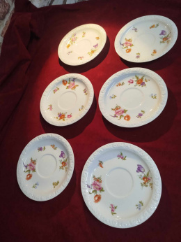 6x talerz podstawek do herbaty Rosenthal Maria Sommerstrauss, 16 cm