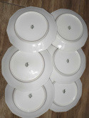 6x talerz śniad. Rosenthal Biała Maria śred. 20 cm
