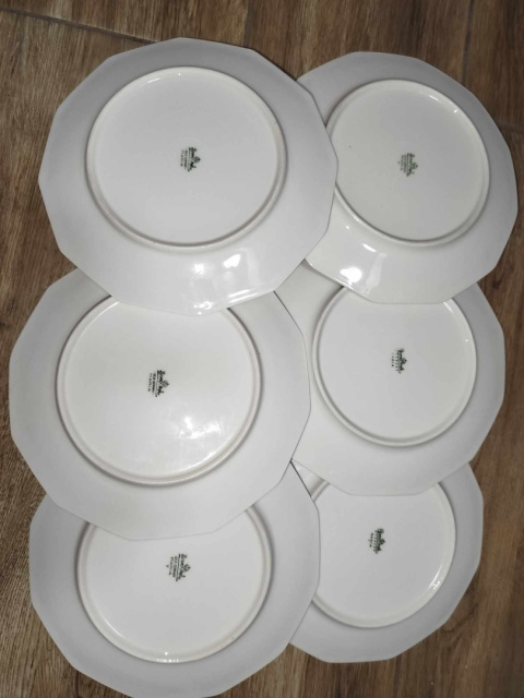 6x talerz śniad. Rosenthal Biała Maria śred. 20 cm 6x talerz śniad. Rosenthal Biała Maria śred. 20 cm