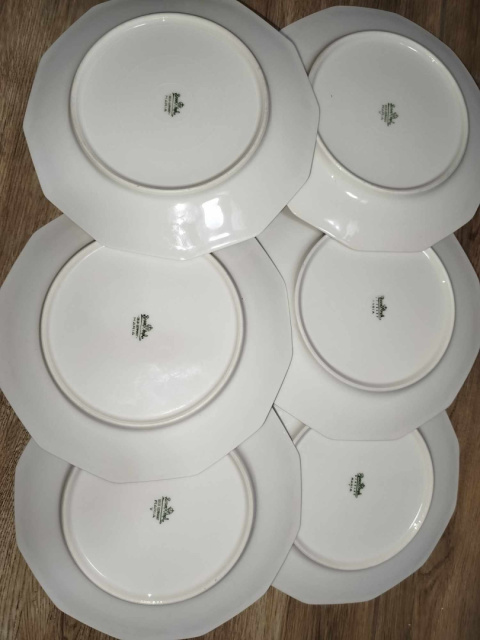 6x talerz śniad. Rosenthal Biała Maria śred. 20 cm 6x talerz śniad. Rosenthal Biała Maria śred. 20 cm