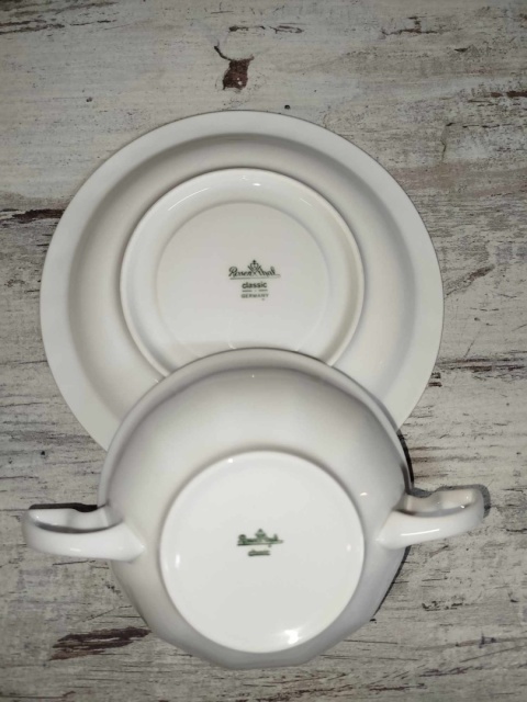Rosenthal Biała Maria -bulionówka + spodek Rosenthal Biała Maria -bulionówka + spodek