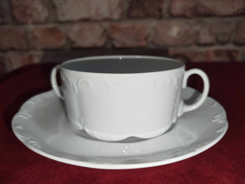 bulionówka Rosenthal Monbijou - biała bulionówka Rosenthal Monbijou - biała