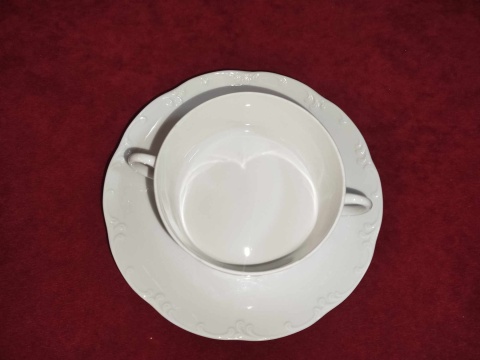 bulionówka Rosenthal Monbijou - biała bulionówka Rosenthal Monbijou - biała