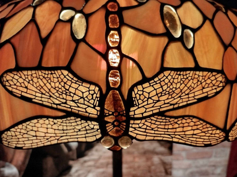 stojąca lampa witrażowa Tiffany- ważki 62 cm śred. stojąca lampa witrażowa Tiffany- ważki 62 cm śred.