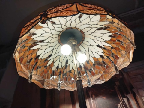 stojąca lampa witrażowa Tiffany- ważki 62 cm śred. stojąca lampa witrażowa Tiffany- ważki 62 cm śred.