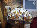 stojąca lampa witrażowa Tiffany- ważki 62 cm śred.