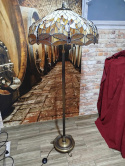 stojąca lampa witrażowa Tiffany- ważki 62 cm śred.