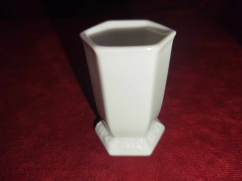 mini wazon,pojemnik na wykałaczki Rosenthal Biała Maria mini wazon,pojemnik na wykałaczki Rosenthal Biała Maria