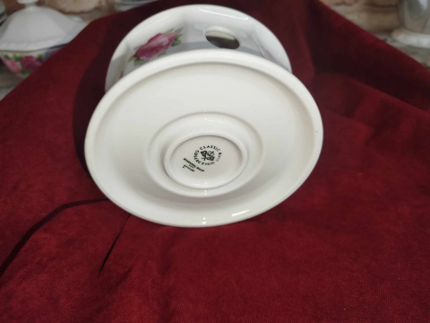 podgrzewacz Rosenthal Biała Maria Róże podgrzewacz Rosenthal Biała Maria Róże
