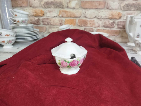 pojemnik do marmolady Rosenthal Biała Maria Róże pojemnik do marmolady Rosenthal Biała Maria Róże
