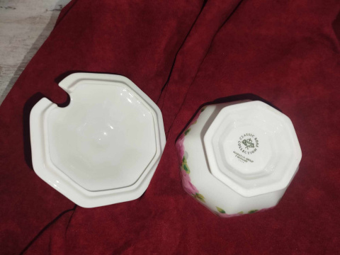 pojemnik do marmolady Rosenthal Biała Maria Róże pojemnik do marmolady Rosenthal Biała Maria Róże