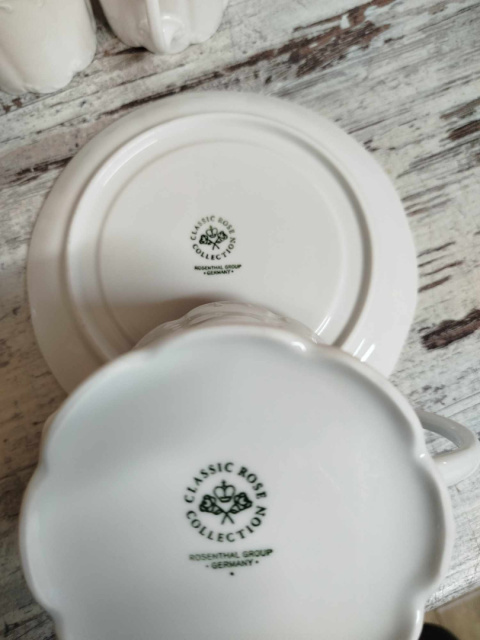 sosjerka Rosenthal Monbijou biała-uszkodzona sosjerka Rosenthal Monbijou biała-uszkodzona