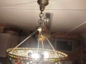 witrażowa lampa - plafon Tiffany, śred. 57 cm