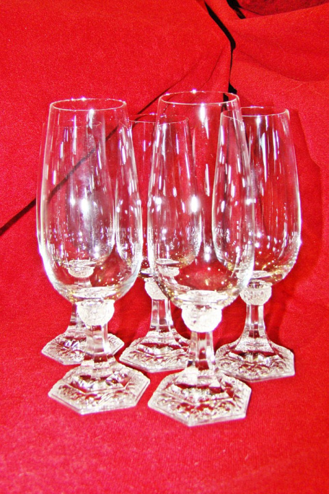 5 x kieliszki do wina,szampana Rosenthal Maria kryształowa 5 x kieliszki do wina,szampana Rosenthal Maria kryształowa