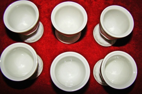 6 kieliszków do jaj Rosenthal Biała Maria 6 kieliszków do jaj Rosenthal Biała Maria