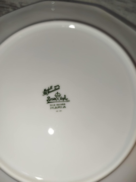 6x talerz śniad. Rosenthal Biała Maria śred. 20 cm,1926r 6x talerz śniad. Rosenthal Biała Maria śred. 20 cm,1926r