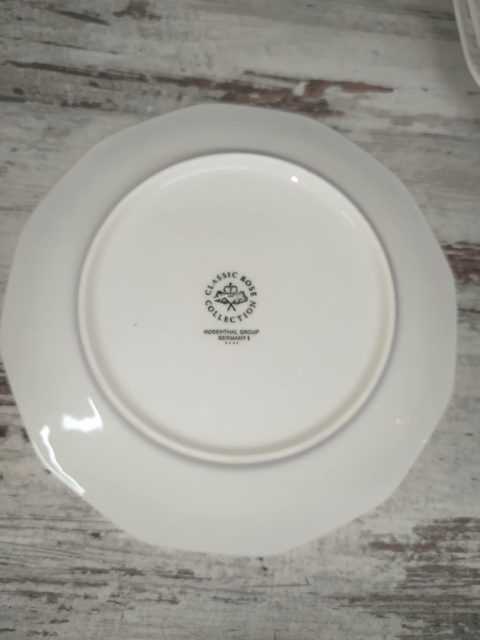 6x talerz śniad. Rosenthal Biała Maria śred. 20 cm 6x talerz śniad. Rosenthal Biała Maria śred. 20 cm