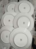 6x talerz śniad. Rosenthal Biała Maria śred. 22 cm