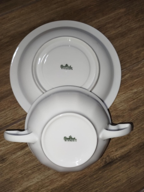 Rosenthal Biała Maria -bulionówka + spodek Rosenthal Biała Maria -bulionówka + spodek