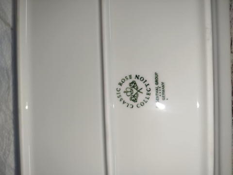 połmisek-patera Rosenthal Biała Maria 36,5/16,5 cm połmisek-patera Rosenthal Biała Maria 36,5/16,5 cm
