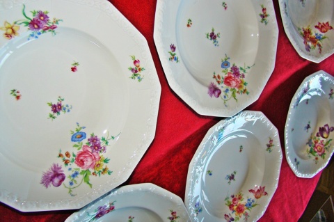 6 x talerz głęb. Rosenthal Maria Sommerstrauss