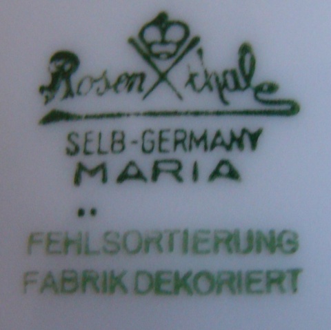 6 x talerz głęb. Rosenthal Maria Sommerstrauss