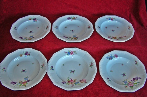6 x talerz głęb. Rosenthal Maria Sommerstrauss