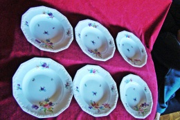6 x talerz głęb. Rosenthal Maria Sommerstrauss