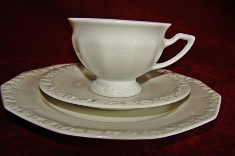 filiżanka Rosenthal Biała Maria- zestaw