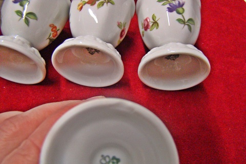 6x kieliszki do jaj Rosenthal Maria Sommerstrauss