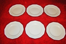 6x talerz śniad. Rosenthal Biała Maria śred. 20 cm JAK NOWE